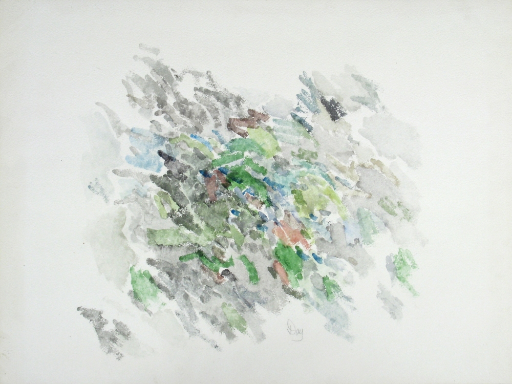 Untitled #2 (Aspen Variation), 1959, 18" x 24", Watercolor On Paper