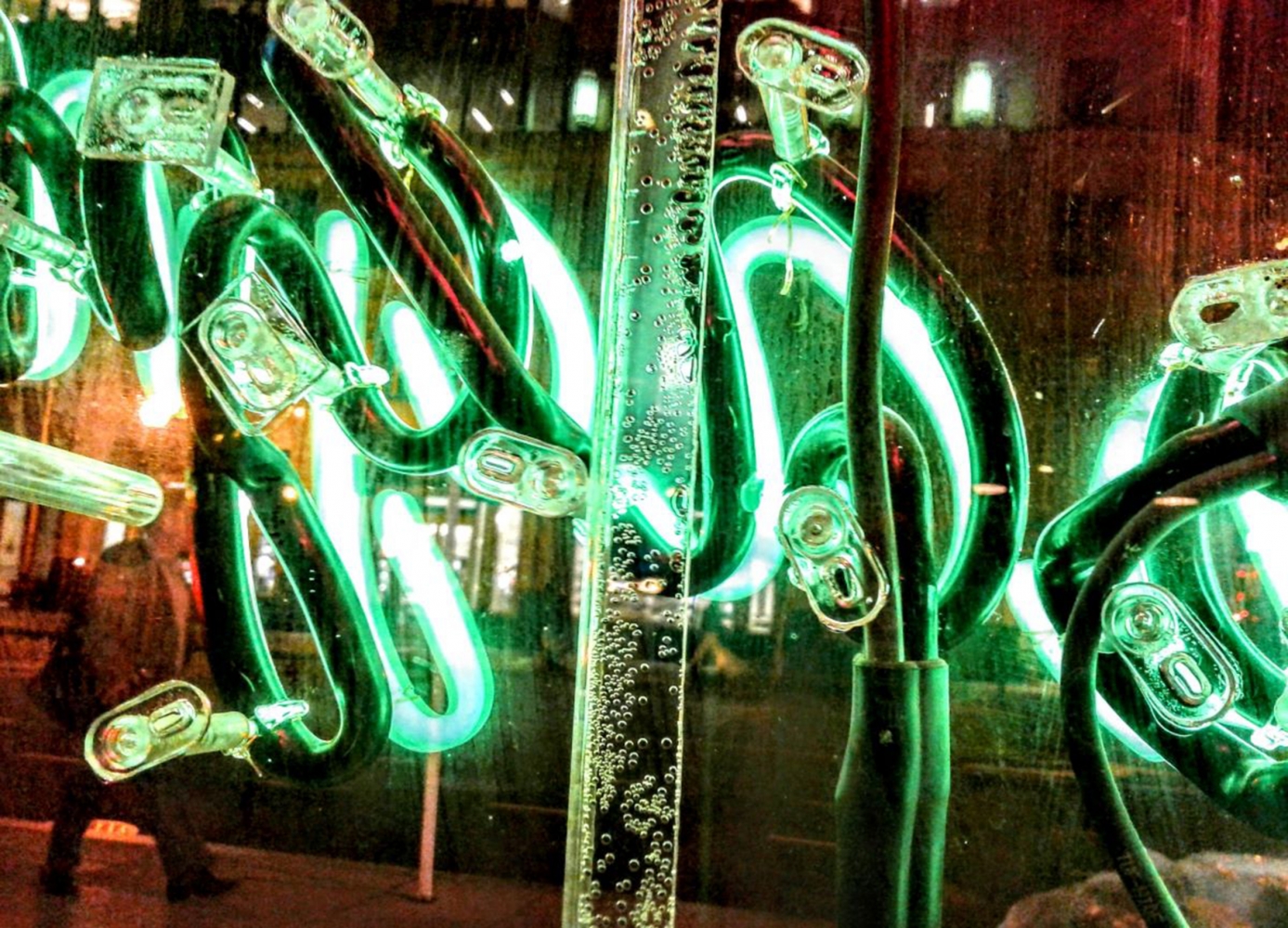 Peter Smyth, Neon Graffiti (SOLD), 27&quot; x 39&quot;
