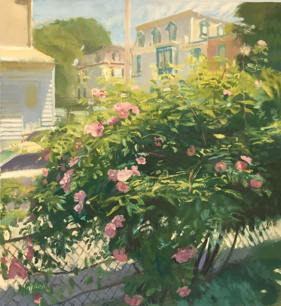 Roses On Pensdale (SOLD), 30&quot; x 28&quot;