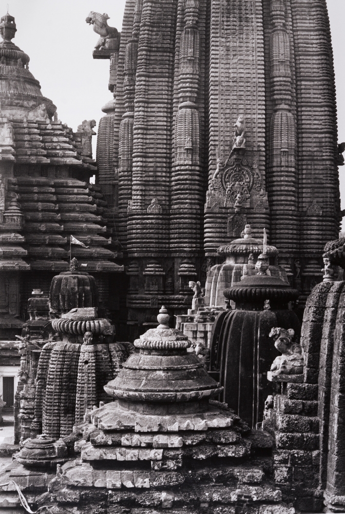 Lingaraja Temple, Bubaneswar, Odisha  17" x 11.5"  Toned Silver Gelatin Print