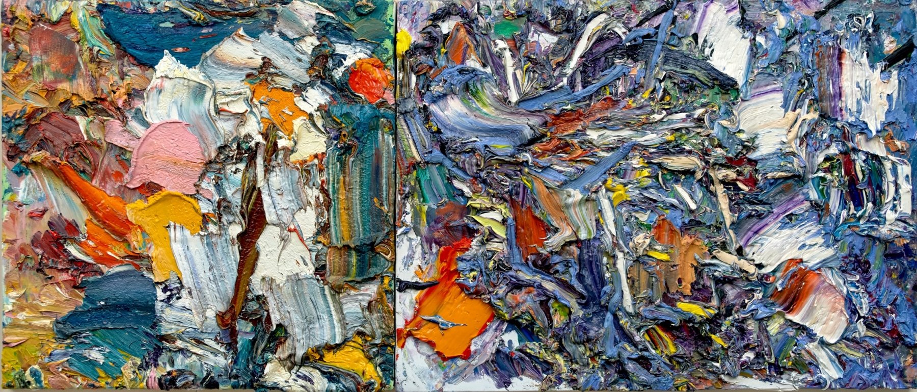 Far And Near, Homage To Huang Gongwang, 18&quot; x 42.5&quot;