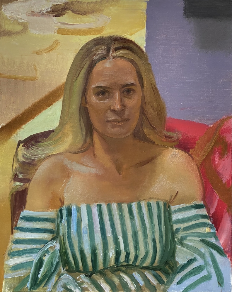 Portrait Of Rebecca Segall, 30&quot; x 24&quot;