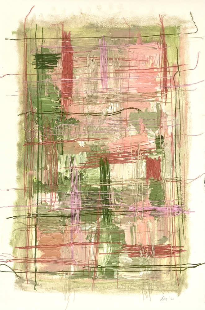 Work On Paper Green, 22&quot; x 15&quot;