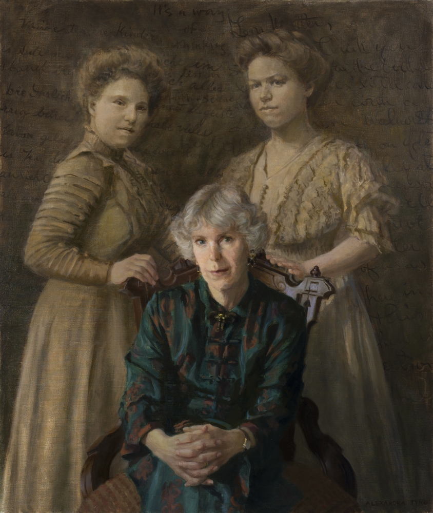 Alexandra Tyng, The Grandmothers 40" x 34"  Oil On Linen