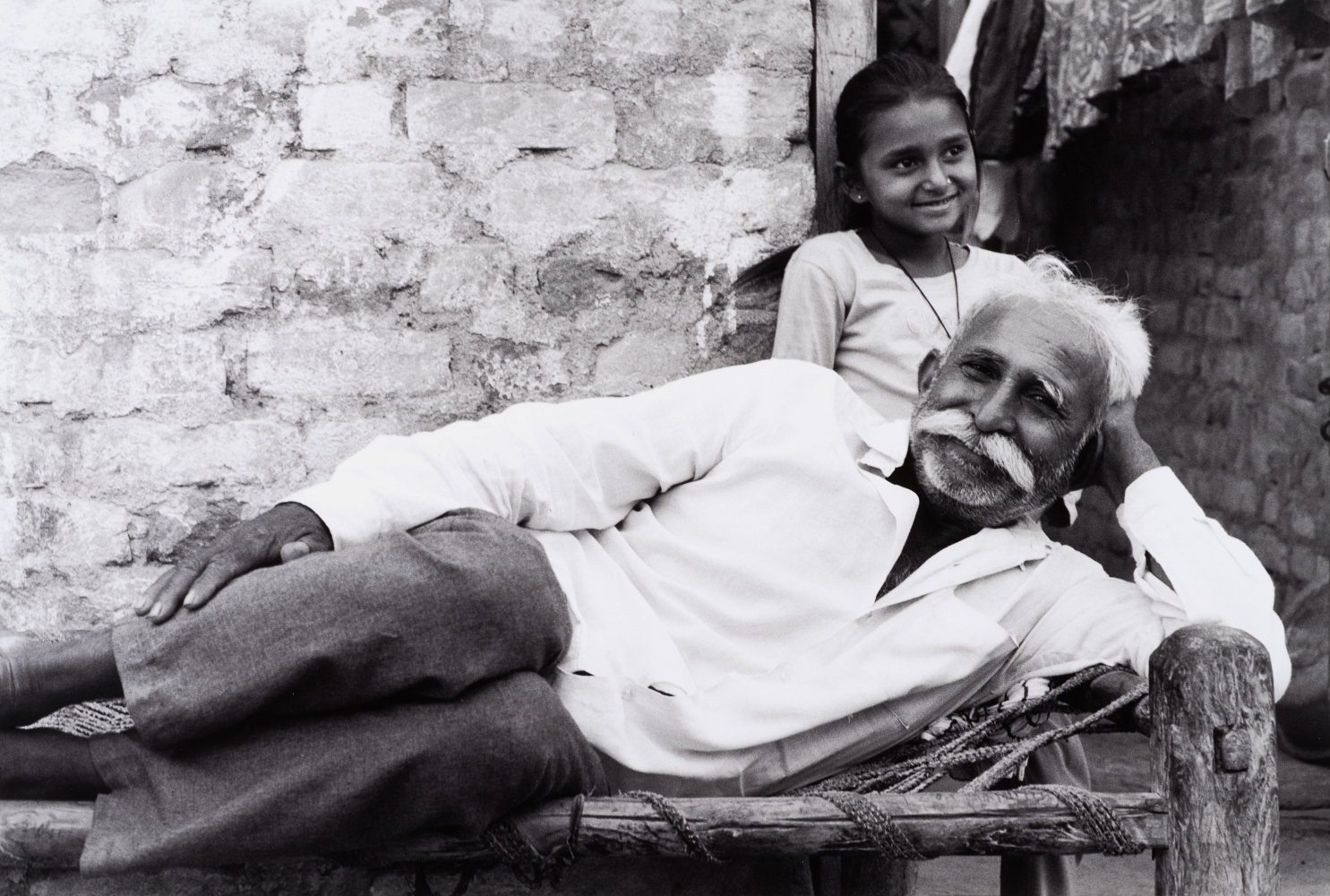 Gujarati Grandfather, 11.5&Prime; x 17&Prime;
