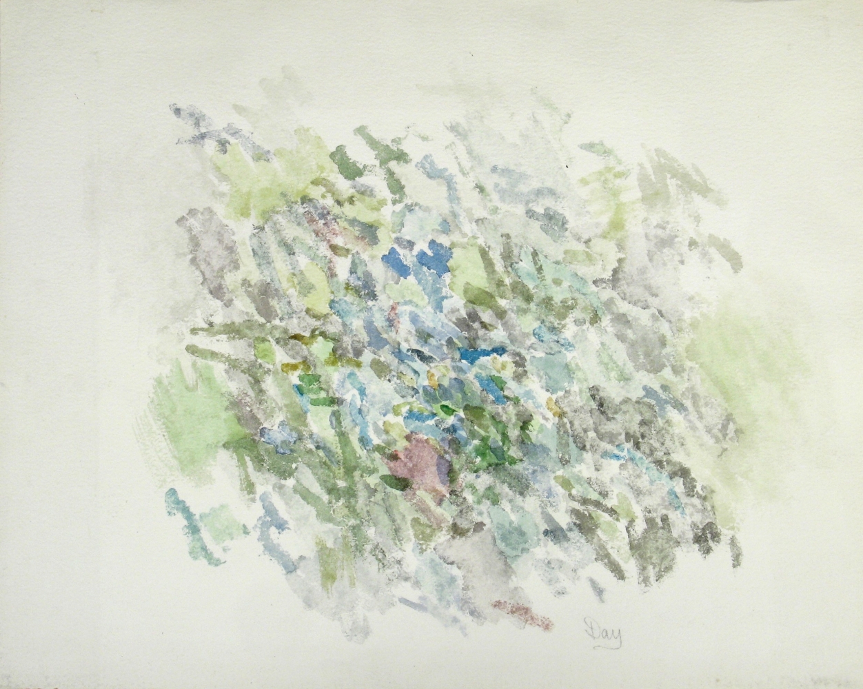 Aspen Variations, c. 1960  16" x 20"  Watercolor On Paper