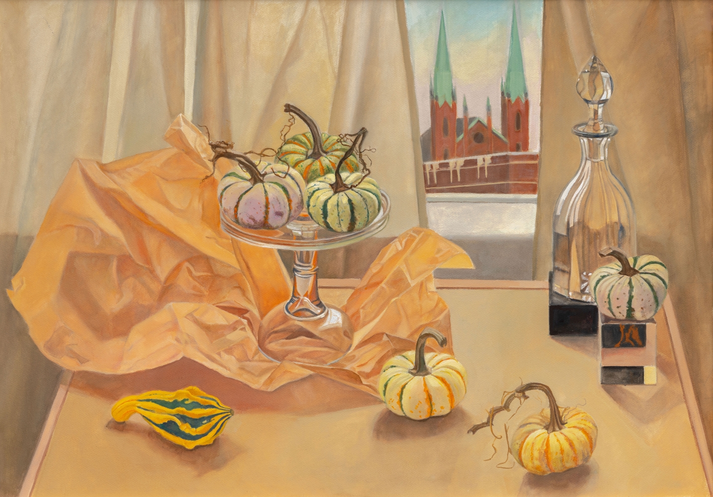 Party Of Gourds, 29.5&quot; x 41&quot;