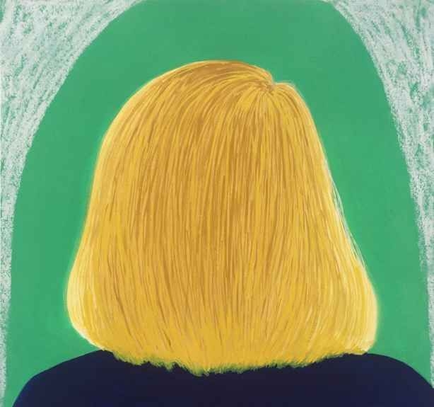 Leigh Werrell, Blonde Girl 12" x 11"  Gouache And Pastel On Paper