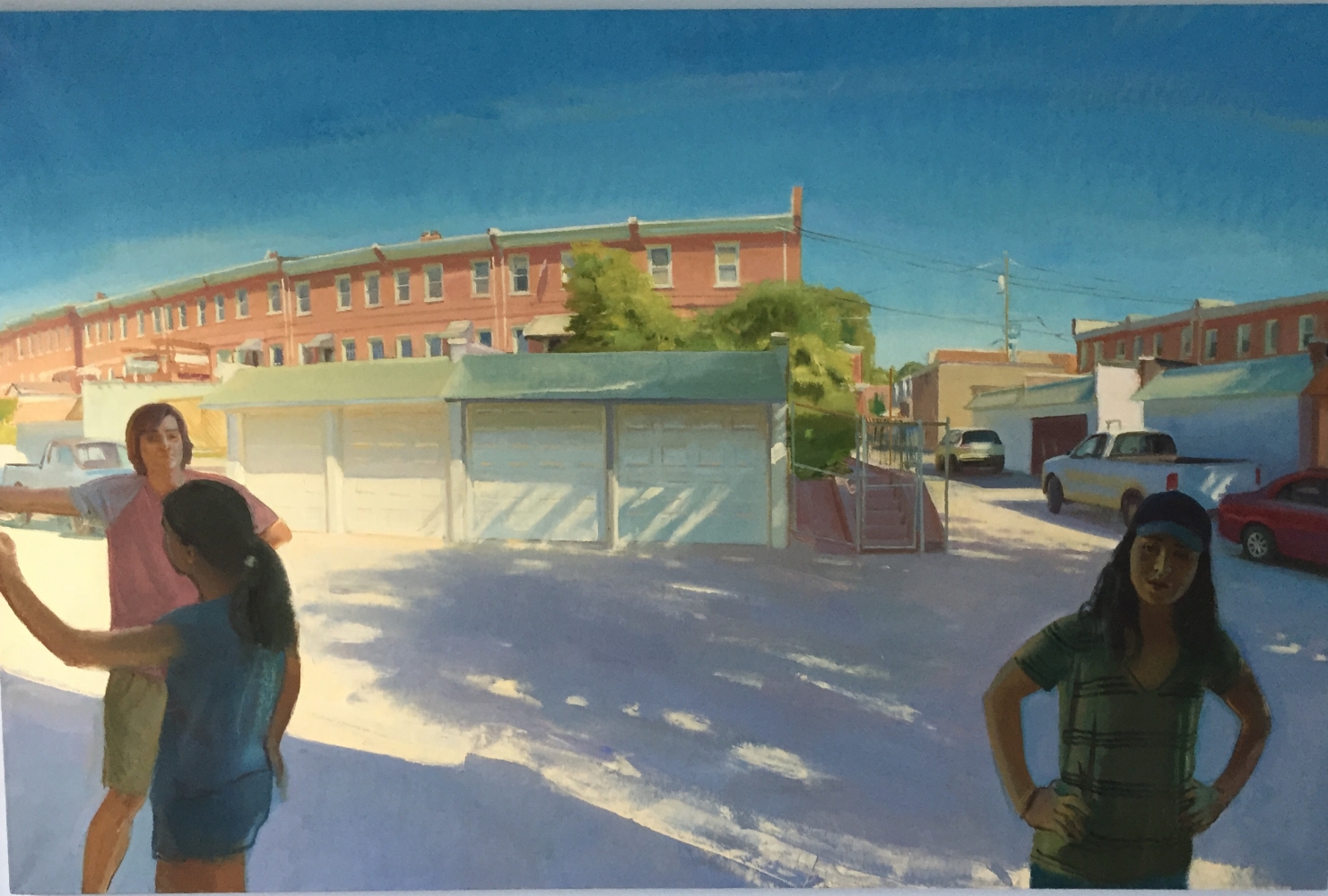 Marcus &amp;amp; Mina with Rowhouses, 52&quot; x 80&quot;