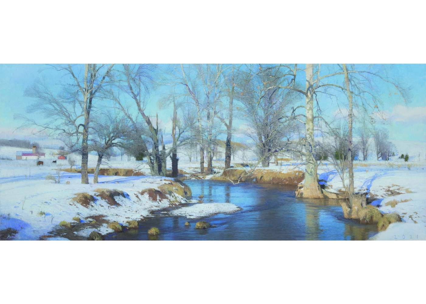 Bend In The Creek, 26.25&quot; x 63&quot;
