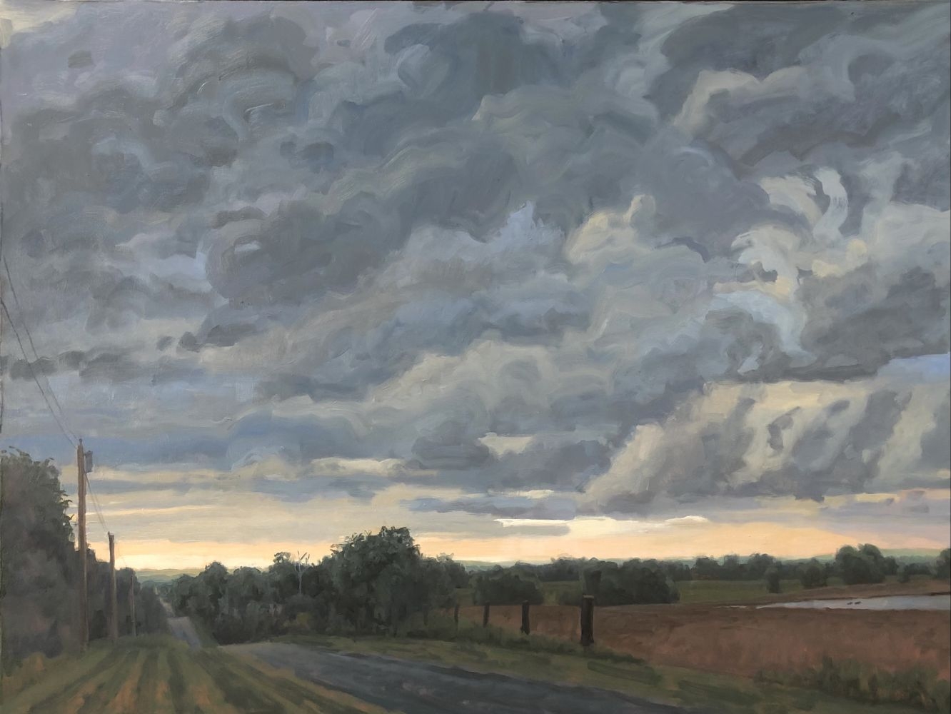 Approaching Storm, 30&amp;quot; x 40&amp;quot;, Oil On Canvas