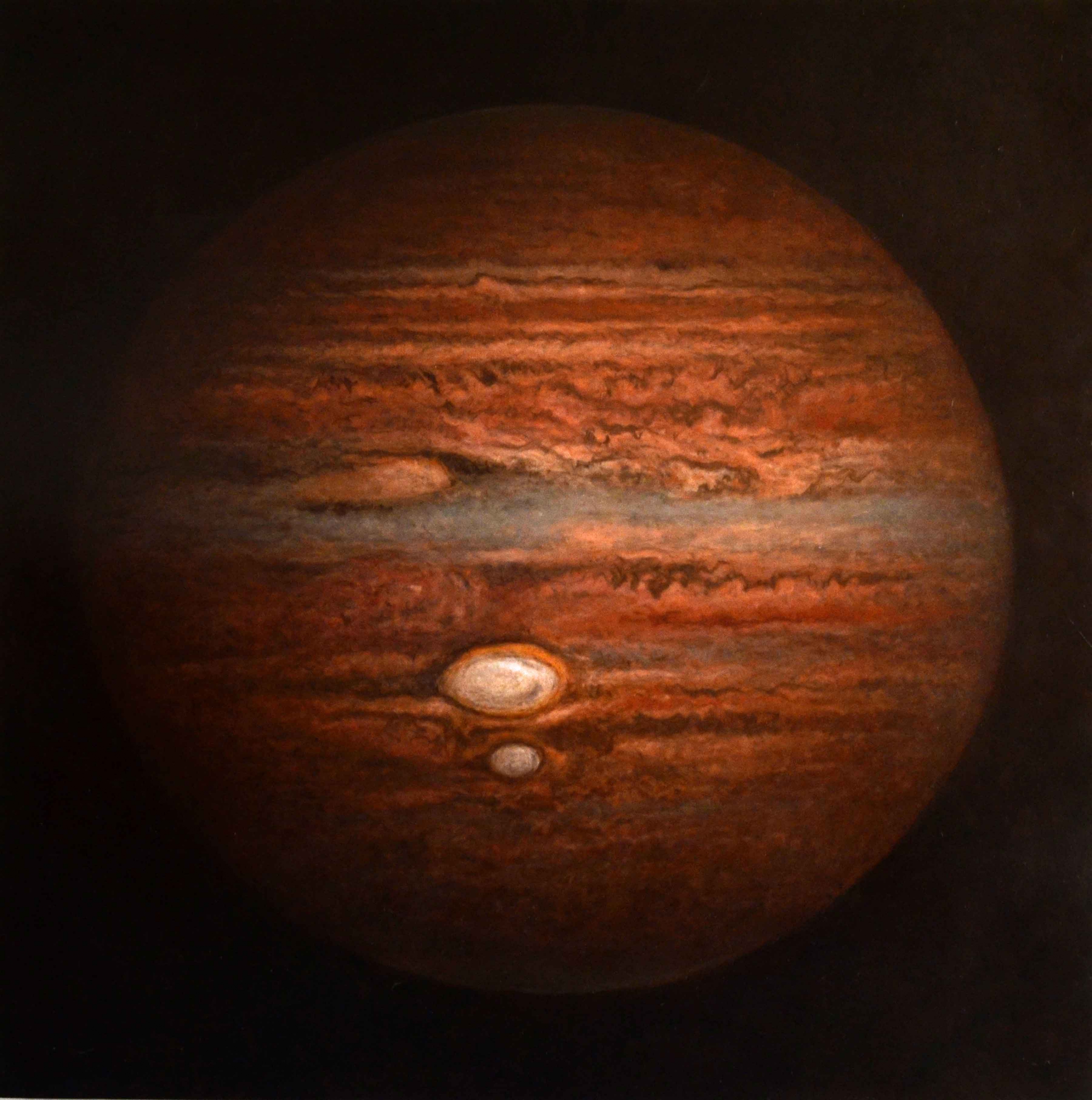Jupiter, 60&quot; x 60&quot;, Oil On Panel