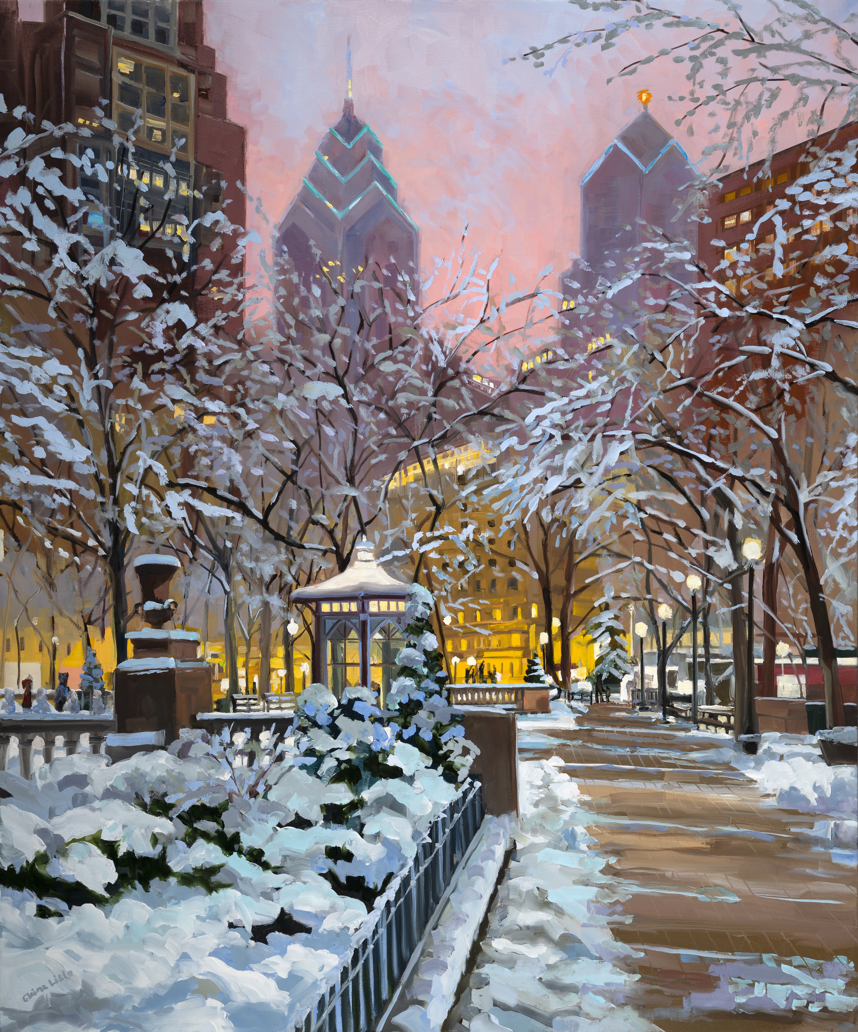 Rittenhouse Snow, 30&quot; x 36&quot;, Oil On Canvas

View External Link