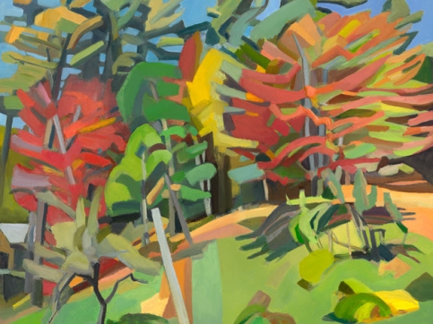Martha Armstrong, Fall, Oil On Canvas
