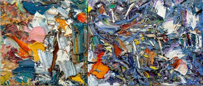 Far And Near, Homage To Huang Gongwang, 18&quot; x 42.5&quot;