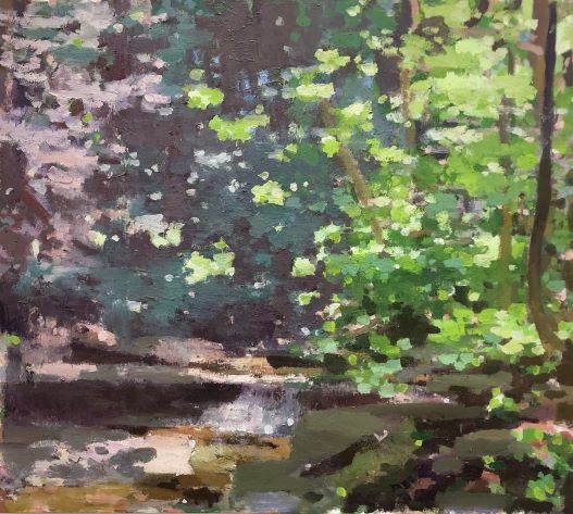 Kurt Moyer, Summer Glen  30" x 34"  Oil On Canvas