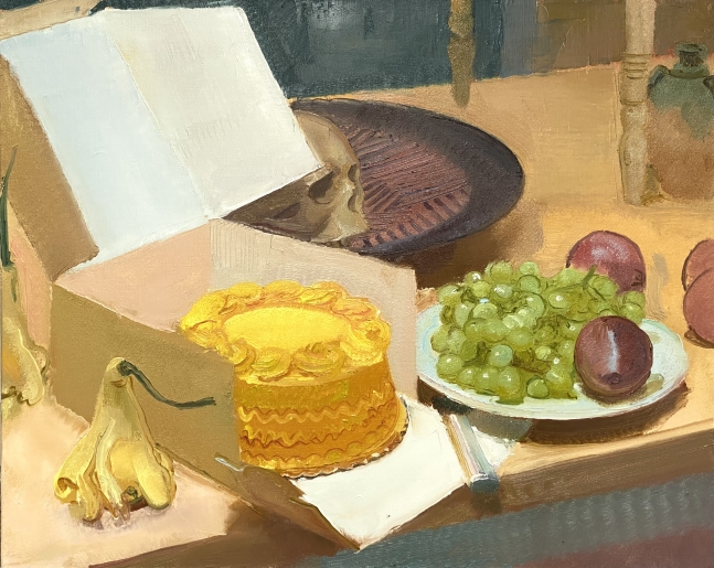 Cake And Grapes, 24&quot; x 30&quot;