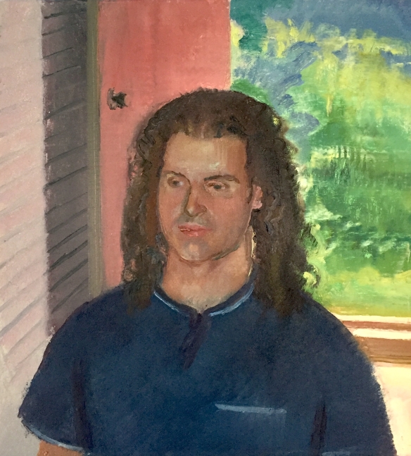 Portrait Of Aaron In Summer, 24&quot; x 24&quot;