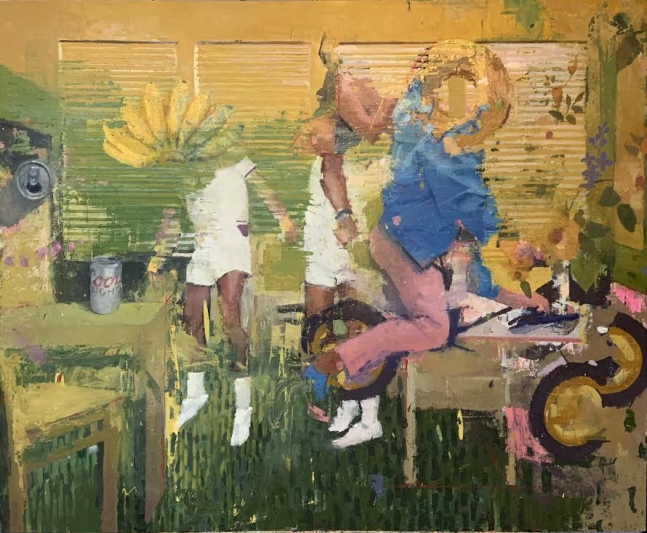 Kneading Your Attention, 36&quot; x 48&quot;