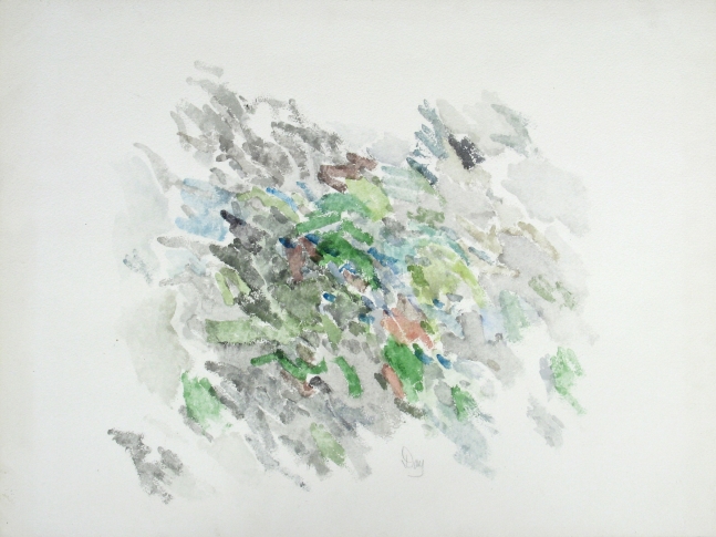 Untitled #2 (Aspen Variation), 1959  18" x 24"  Watercolor On Paper