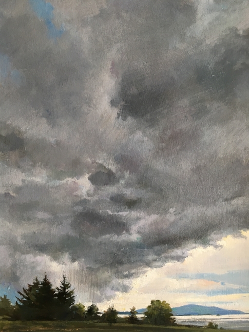 Storm Is Coming II (SOLD), 15&quot; x 11&quot;