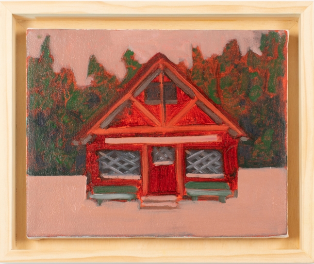 Pioneer Cabin  8" x 10"  Oil On Canvas