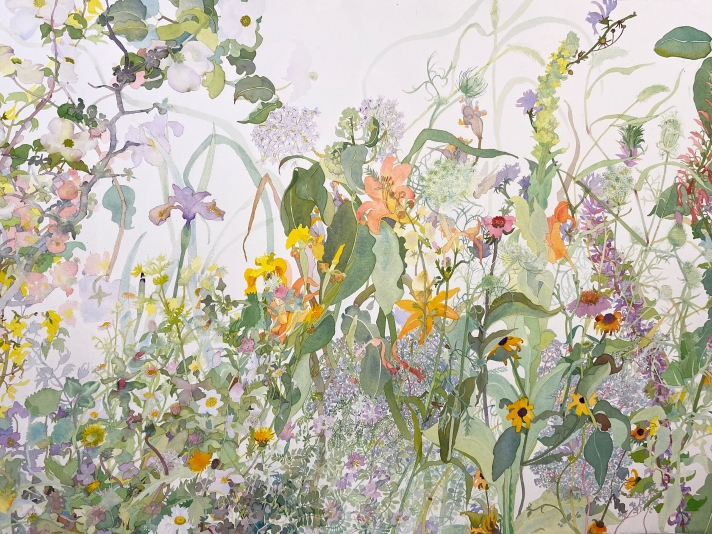 Joan Becker, Finally Spring, Watercolor